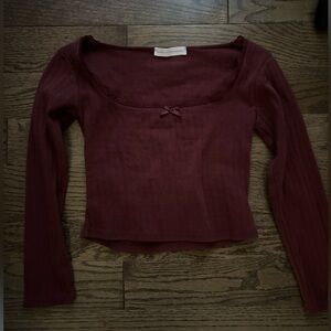 red long sleeve
